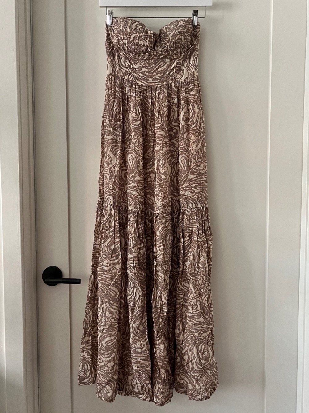 PARKER Strapless Silky Maxi Dress